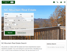 Tablet Screenshot of mountainscaperealty.com